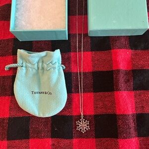 Tiffany & Co. Silver Snowflake Pendant